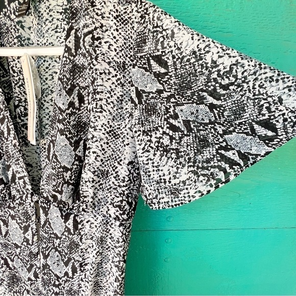 BLOOMINGDALE’S AQUA SHEER LAYER MIDI DRESS SIZE XS NWT - Picture 8 of 9